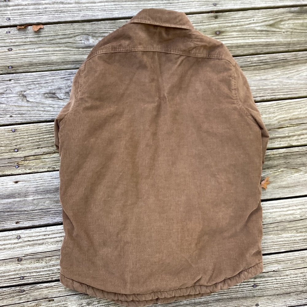 Excellent J.Crew Mens Corduroy Sherpa Lined Jacket Size M - Picture 5 of 12